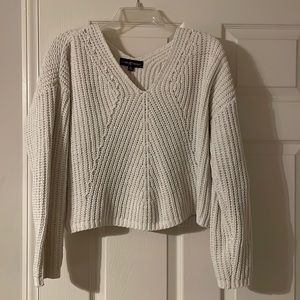 Med knitted cream sweater